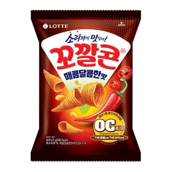 LOTTE Kokal Corn Chips (Sweet & Spicy) 67G