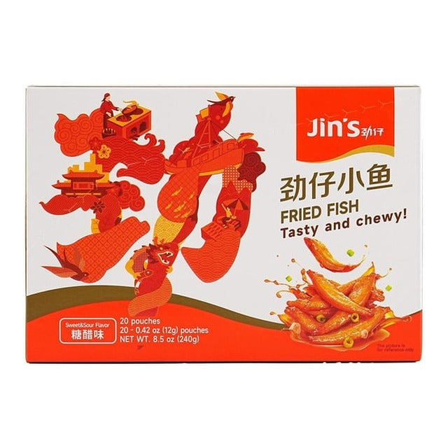 JIN-ZAI Little Fish (Sweet & Sour Flavor) 12G*20