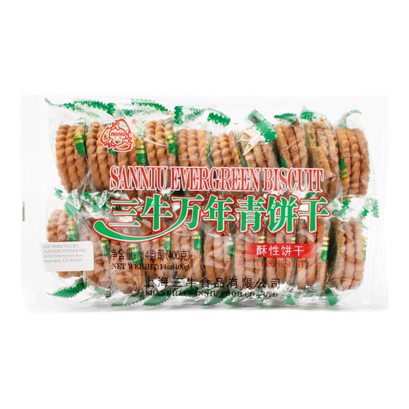 SAN-NIU Evergreen Biscuit 400G