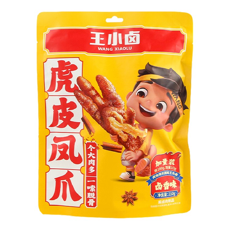 WANG-XIAO-LU Chicken Feet (Sauce Flav) 210G
