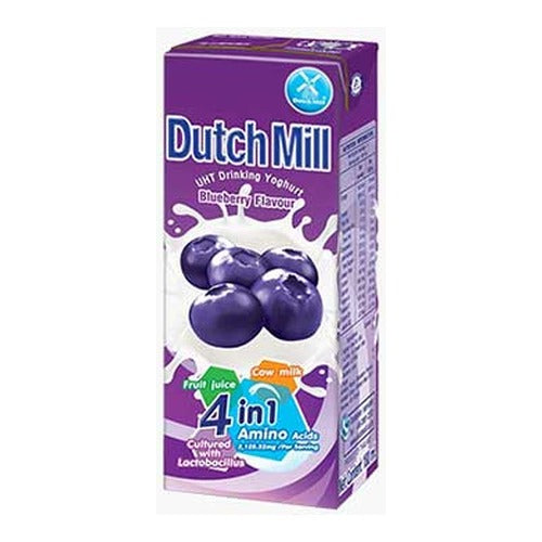DUTCH-MILL Drinking Yogurt (Blueberry) 180ML