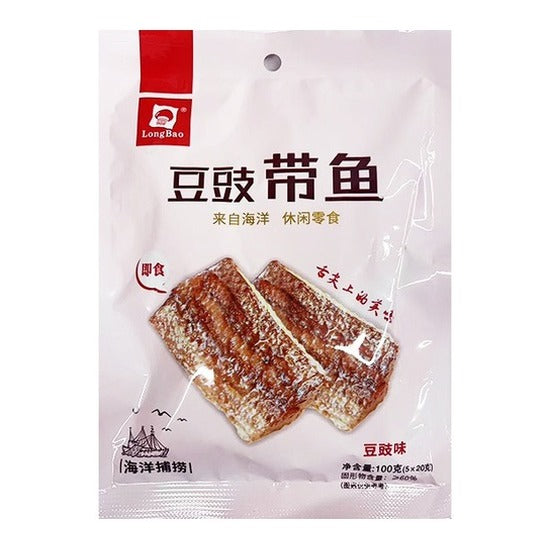 LONG-BAO Ribbonfish (Black Bean Flavour) 100G