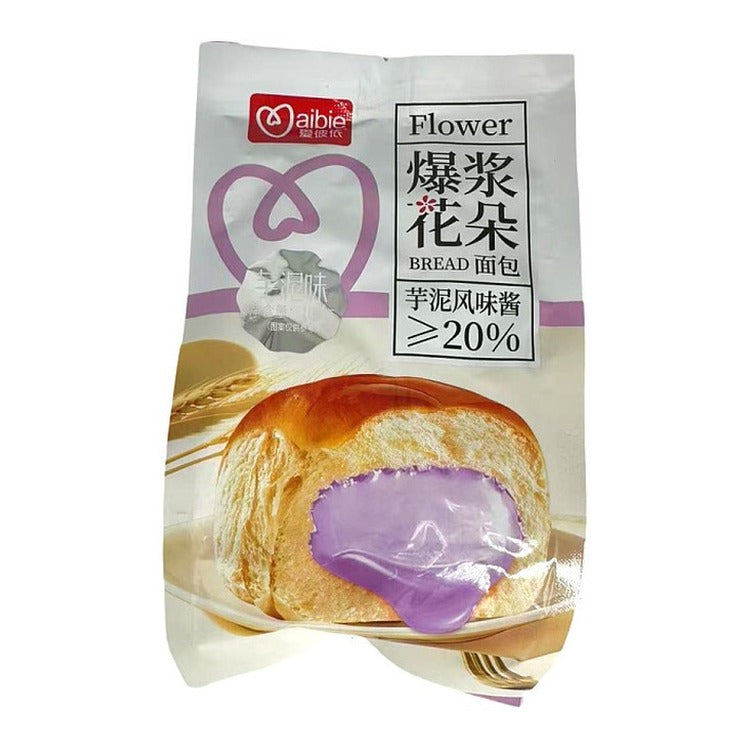 AI-BI-YI Oozing Bursting Flower Bread (Taro) 108G