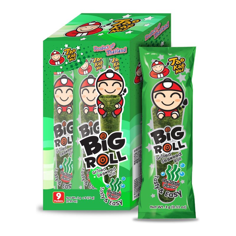 TAOKAENOI Big Roll Grilled Seaweed (Classic) 27G