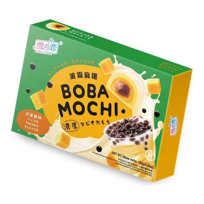 YUKI-LOVE Boba Mochi (Mango) 180G