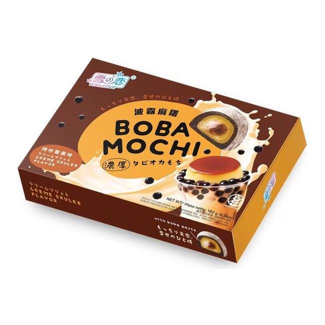YUKI-LOVE Boba Mochi (Creme Brulee) 180G