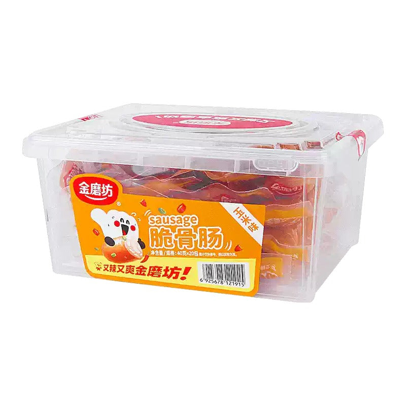 JIN-MO-FANG Brittle Bone Sausage (Corn) 40G*20