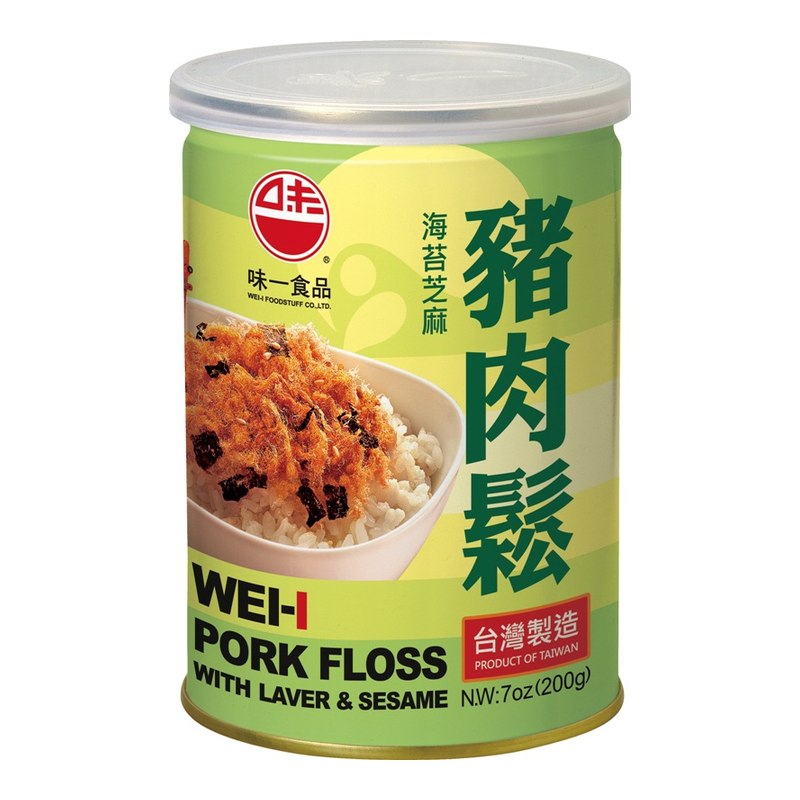 WEI-I Pork Floss Seaweed Sesame 200G