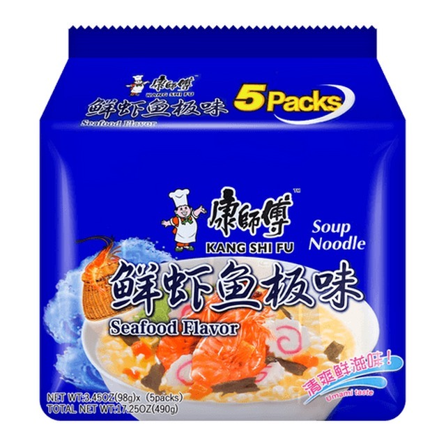 MASTER-KONG Instant Noodles (Seafood) 98G*5