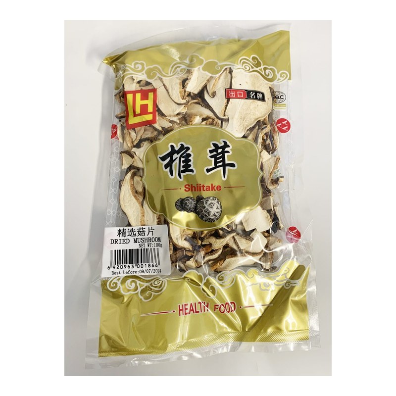 LIN-HING Sliced Shiitake Mushrooms 100G