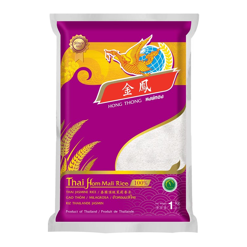 GOLDEN-PHOENIX Thai Jasmine Rice 1KG