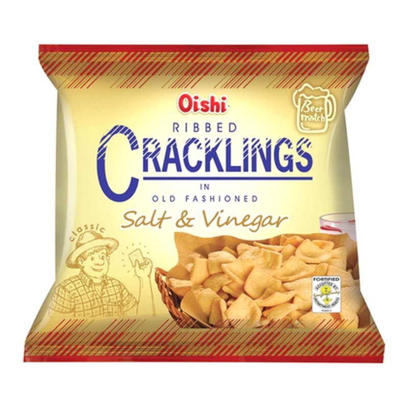 OISHI Cracklings (Salt & Vinegar) 50G