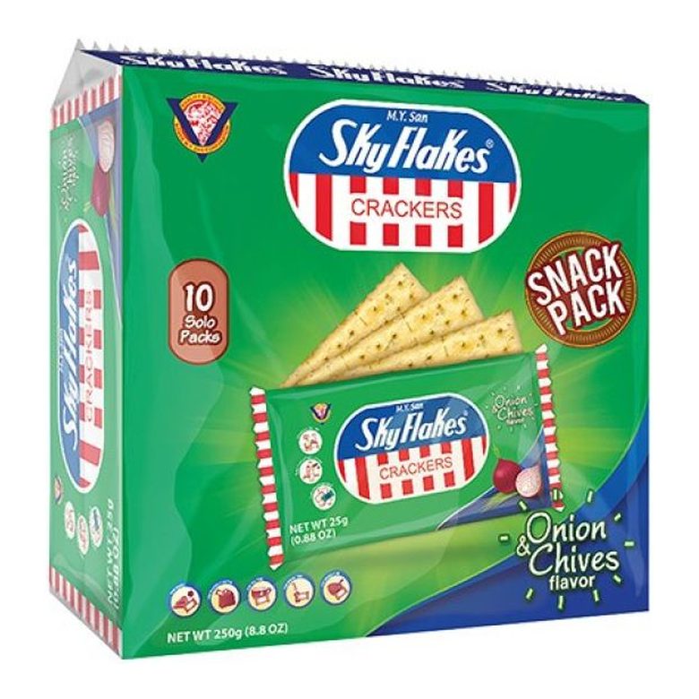 SKYFLAKES Crackers Onion & Chives 10s 250G