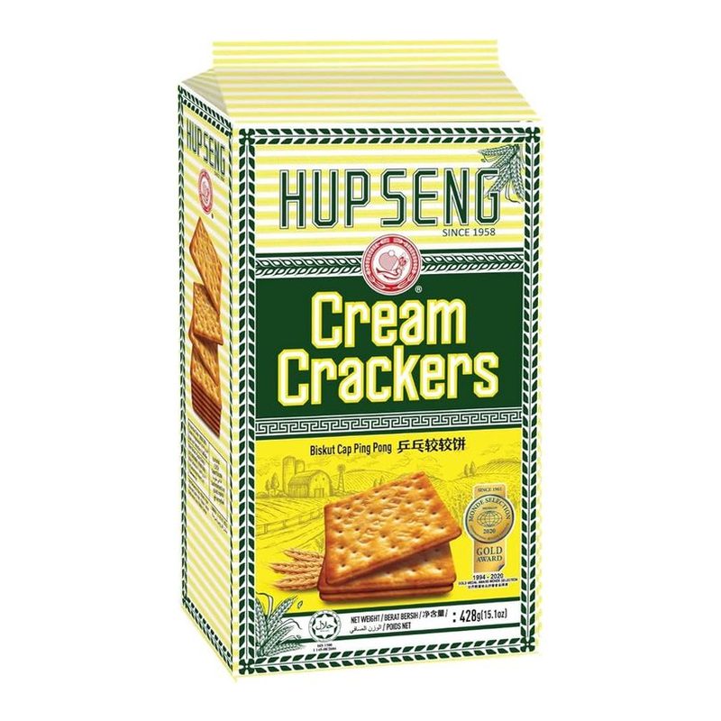 HUP-SENG Cream Crackers 428G
