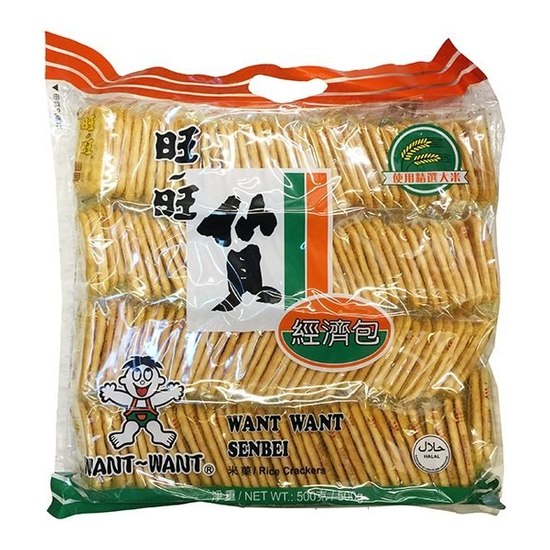 WANT-WANT Senbei Rice Crackers 500G