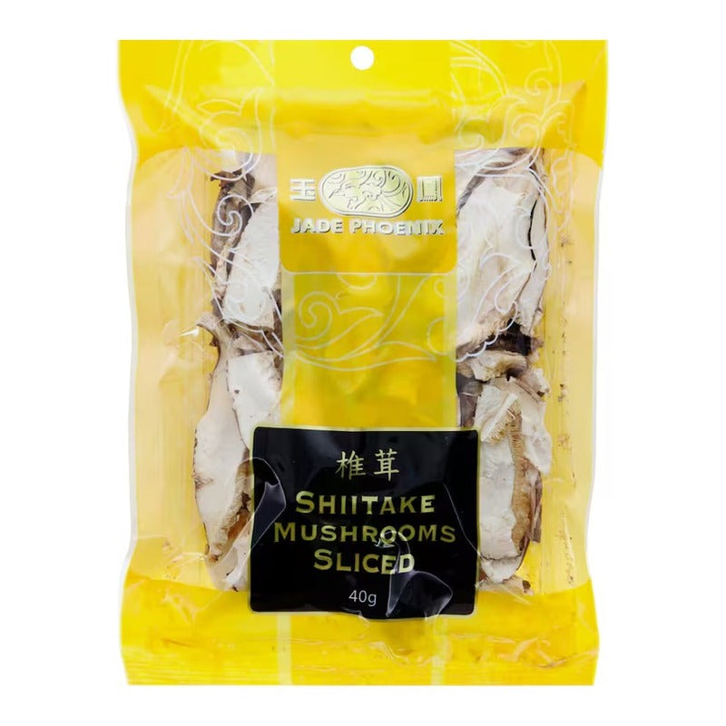 JADE-PHOENIX Shiitake Mushrooms (Sliced) 40G