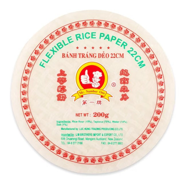 NO.1 Flexible Rice Paper (Round 22CM) 200G