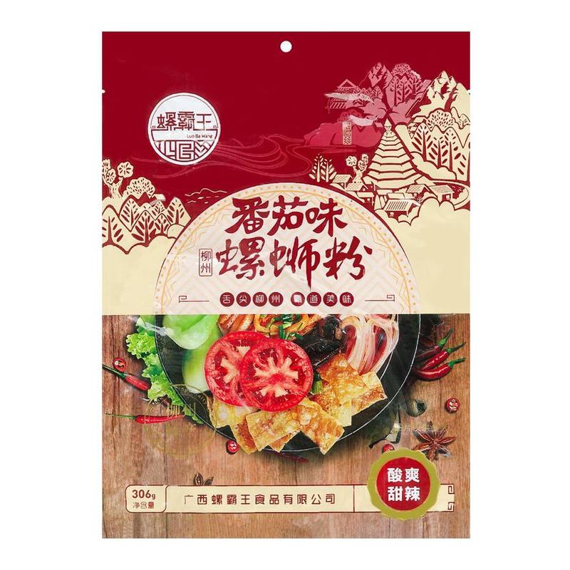 LUO-BA-WANG Liuzhou River Snail Rice Noodles (Tomato) 306G