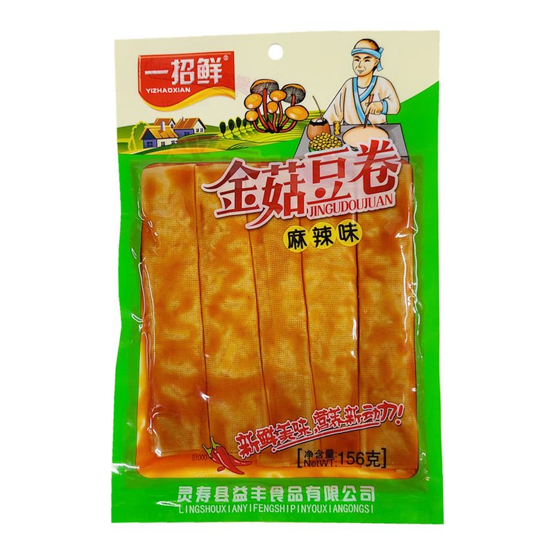 YZX Needle Mushroom with Tofu Skin (Spicy) 156G