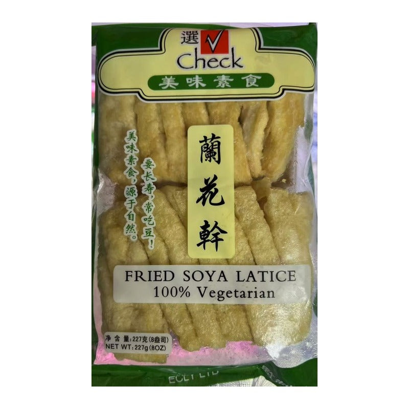 CHECK Frozen Fried Soya Sheet (Vegetarian) 227G