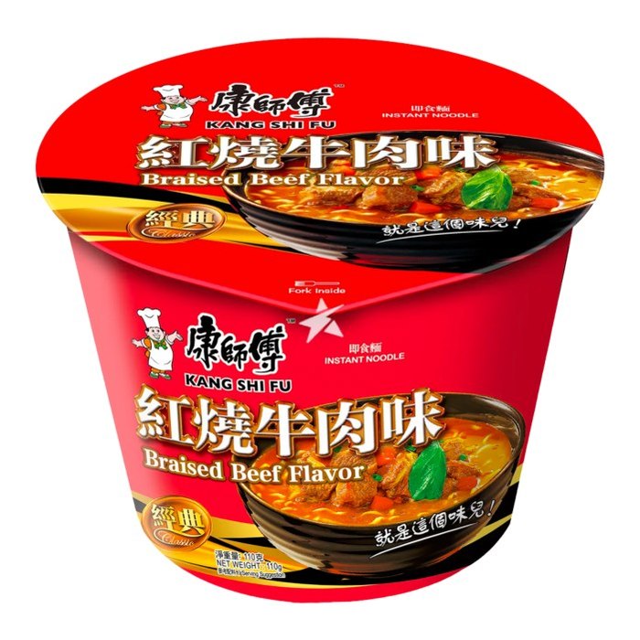MASTER-KONG Tub Noodles (Braised Beef) 113G
