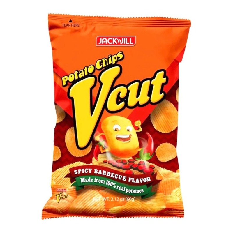 JACK-N-JILL VCUT Potato Chips (Spicy Barbecue Flavored) 60G