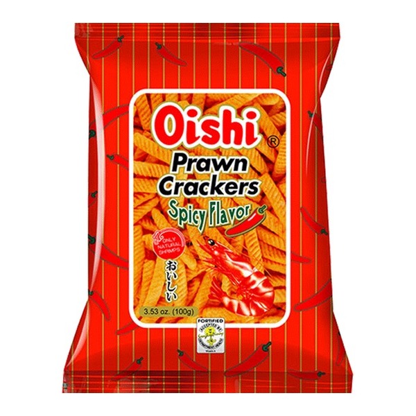 OISHI Prawn Crackers (Spicy) 60G