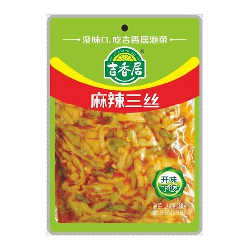 JI-XIANG-JU Spicy Three-Vegetable Pickle 180G