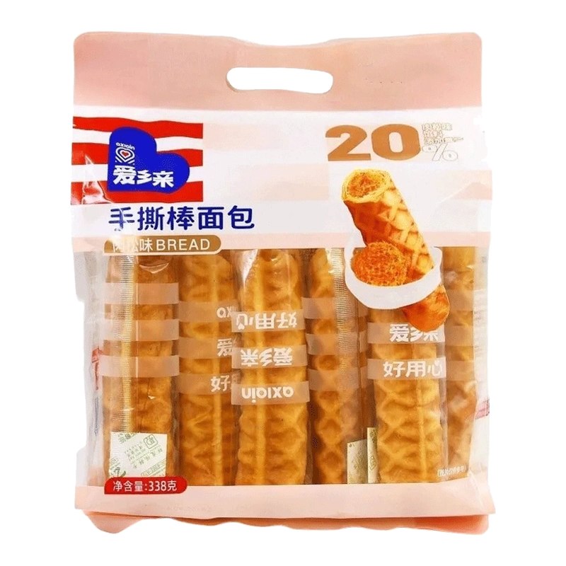 AI-XIANG-QIN Hand-Ripped Bread Bar (Floss) 338G