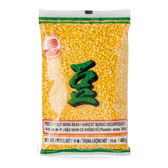 COCK Peeled Split Mung Bean 400G